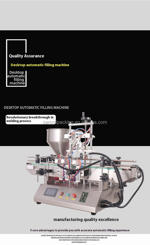 Yüksek Hızlı Otomatik Kozmetik Krem Doldurma Makinesi Domates Sos Doldurma Makinesi Konveyörlü Fıstık Tereyağı Doldurucu