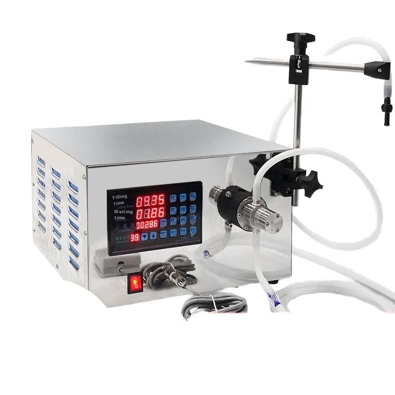 Yarı Otomatik Manyetik Pompa Doldurma Makinesi Hafif Korozyona Dirençli El Alkol Su Ajansı Doldurma Makinesi