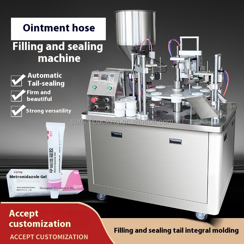High Speed Automatic Ultrasonic Soft Tube Filling and Sealing Machine Cheap Price Cosmetic Plastic Tube Packaging Solution