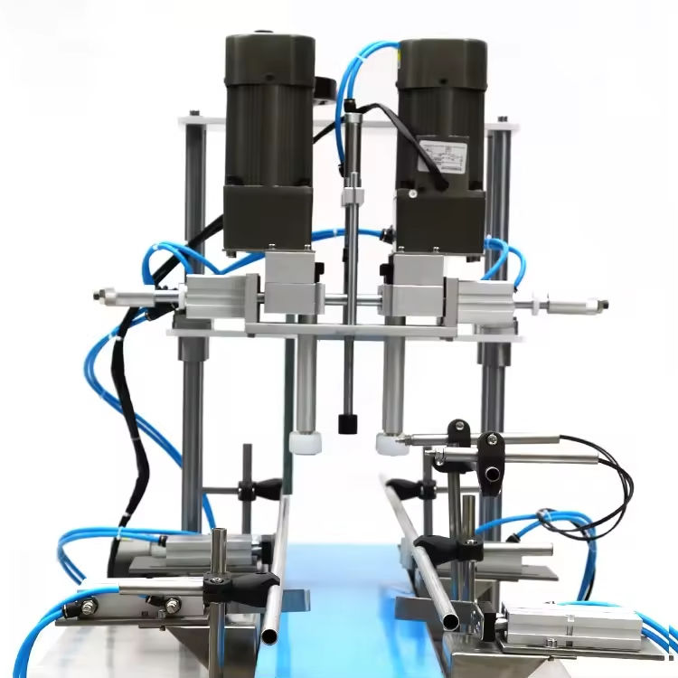 Yüksek Hızlı İçecek Su Şişesi Parfüm Pet Plastik Şişe Kapağı Ping Makinesi Masaüstü Bal Dolum Kapatma Makinesi