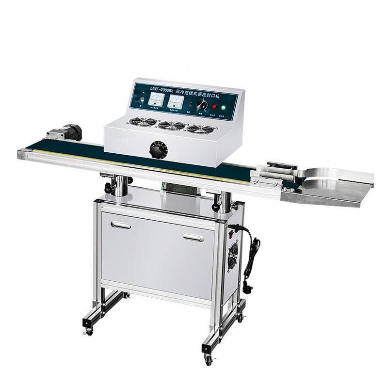 Toptan Otomatik Cam Kavanoz İndüksiyon Şişe Kapatma Makinesi Zemin Tipi Otomatik İndüksiyon Kapatma Makinesi