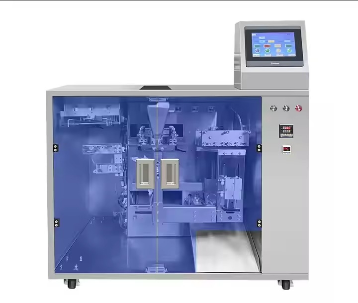 Upgraded Automatic Universal Stand up Pouch Packing Machine for Coffee/Nuts/Sugar/Grains, PLC Touch Screen Control, Dustproof