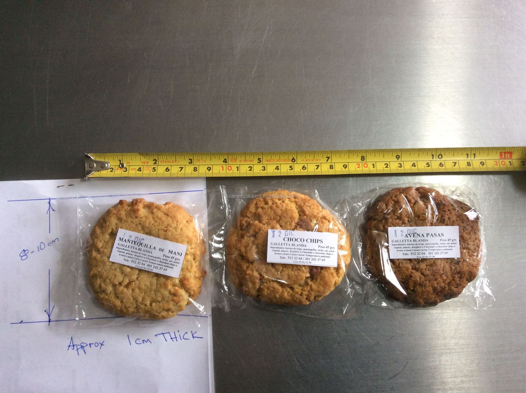 Otomatik Yastık Paketleme Makinesi Çok Kullanımlı Ekmek Meyve Sebze Araçları Akış Paketleme Makinesi Burger Kurabiye Biskuiti