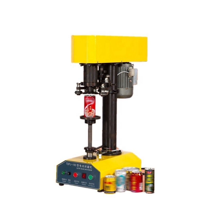 Yüksek Kaliteli TDFJ-160 Konserve Makinesi Bira Kutuları için Teneke Kutuları Mühürleme Makinesi