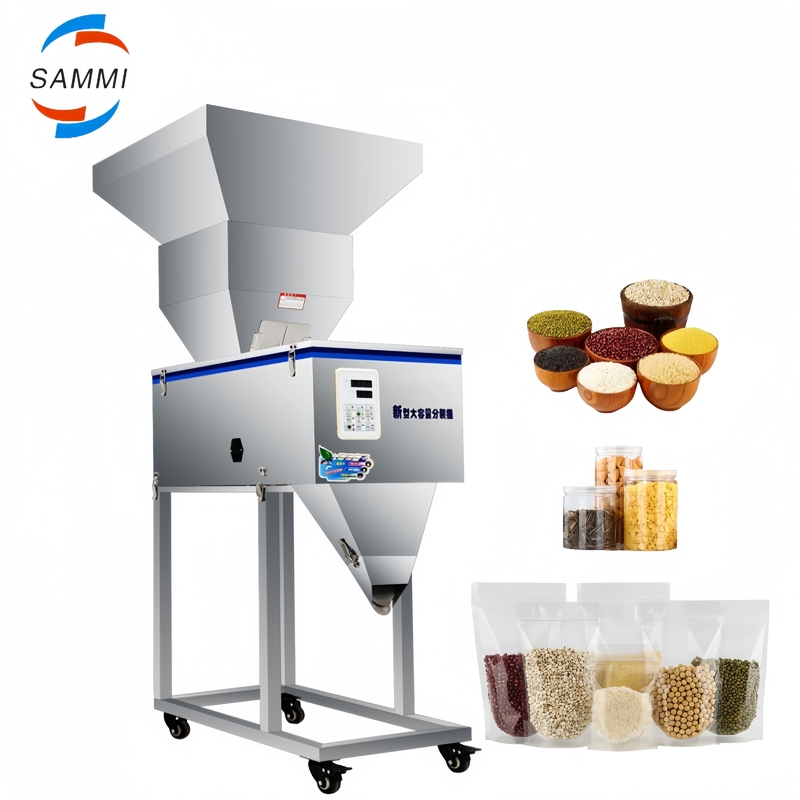 Yüksek Kalite 2500g Kuru Baharat Tozu Doldurma Makinesi Su İçecekleri Granül dağıtıcısı Tahıl Fındık Tuzu