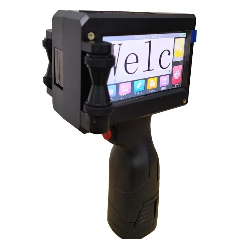 Bir İnç 25.4MM El Tipi Mürekkep Püskürtmeli Yazıcı Kodlama Makineleri Tarih Parti Karton Ahşap Dokuma Çanta Mürekkep Püskürtmeli