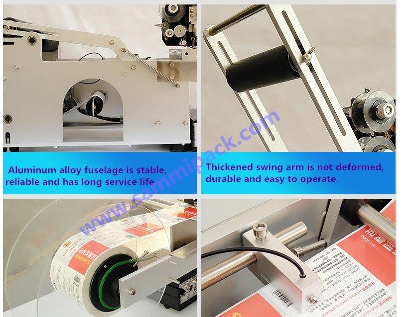 En kaliteli MT-50D, Semi Otomatik Yuvarlak Şişe / Kavanoz Etiketleme Makinesi