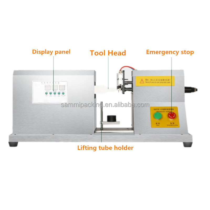 Economical Ultrasonic Tube Sealing Machine/ Customized Plastic Soft Tubes Sealer for Cosmetic, Food with Cutter