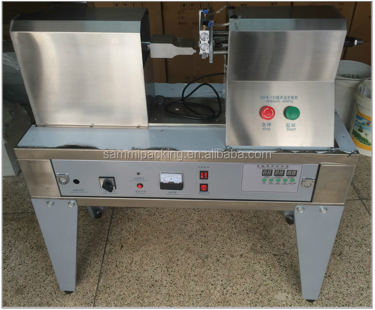 Cheap Price Ultrasonic Cosmetic Tube Sealer/stainless Steel Compact Toothpaste BB Cream Hose Sealing Machine with CE