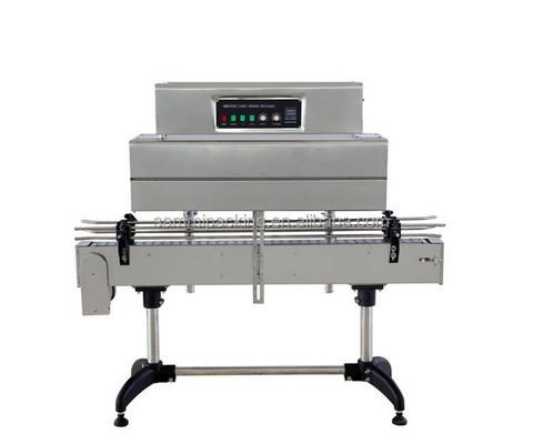 BSS-1538C küçültme paketleme makinesi, yarı otomatik şişe kapağı sarma makinesi