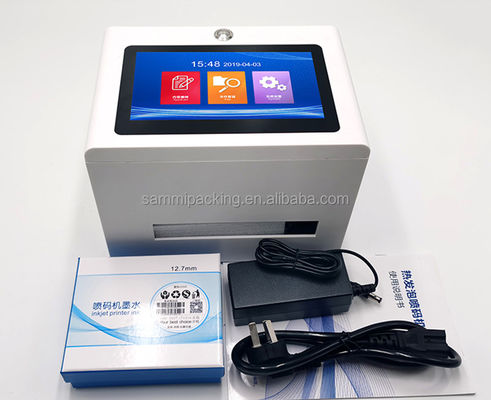 Smart Statik Masaüstü Dokunmatik Ekranlı Şişe için Mühürleme için Mühürleyici Son Kullanım Tarihi Toplu QR kodu