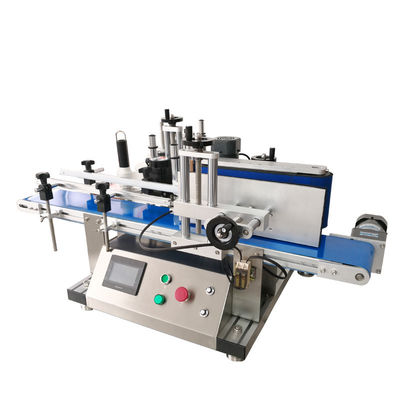 Yuvarlak şişe için otomatik masaüstü yapışkan etiketleme makinesi SMTBJ-50