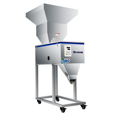 100-3000g Yarım Otomatik Granül / Toz / Pirinç / Kahve / Baharat Ağırlığı Büyük huniyle doldurma makinesi