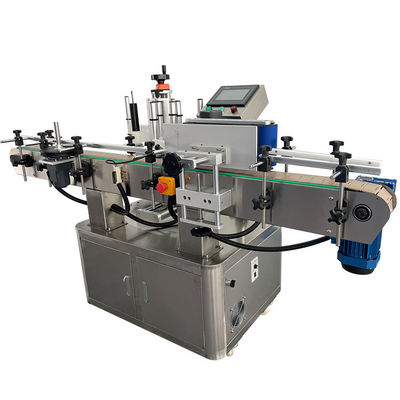 Otomatik yuvarlak şişe yapışkan yapıştırıcı konserve içecekler etiketi uygulayıcı kozmetik etiketleme makinesi