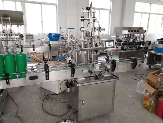Sıvı şişe doldurma kapağı ve otomatik etiketleme makinesi