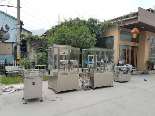 Sammipack Otomatik Şişe Doldurma Kaplama Etiketleme Üretim hattı
