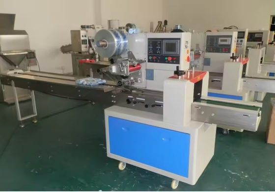 Otomatik Yatay Sarma Akış Paketleme Paketleme Makinesi Dondurma Lolly Popsicle Paketleme Makinesi