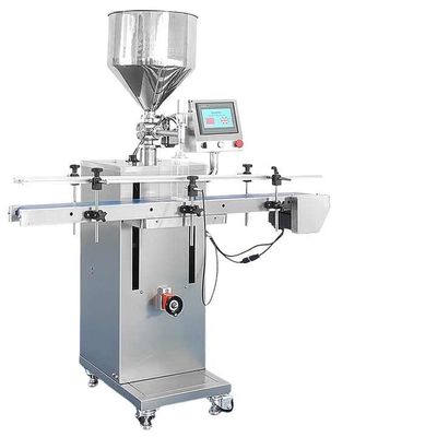 Otomatik Servo Motor Piston Pompası Sıvı reçel Meyve Meyve Bal Kozmetik Krem Sıcak Sos Pasta Şişe Doldurma Makinesi