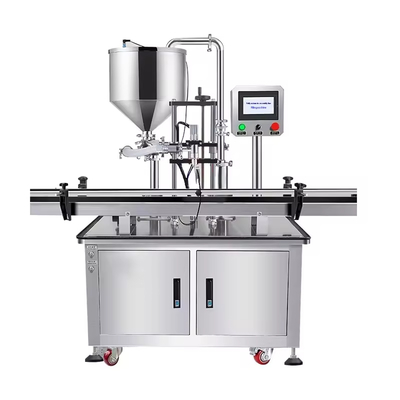 Kolay Çalışma Tam Otomatik Servo Rotor Pompası Bal İçin Paste Sıvı Doldurma Makinesi Sıvı Pisik Fıstık Tereyağı Ketçap
