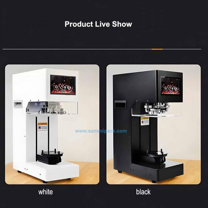 Elektrikli mühürleme makinesi endüstrinin kolay çalışması için konserve yiyecek atıştırmalıklar çay kağıdı teneke kapağı 3