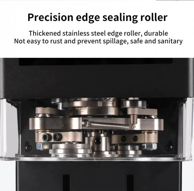 Elektrikli mühürleme makinesi endüstrinin kolay çalışması için konserve yiyecek atıştırmalıklar çay kağıdı teneke kapağı 5