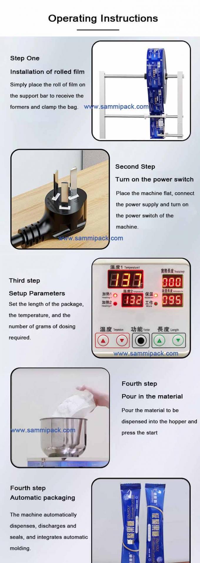 120.000 Kg Tek Toplu Ağırlıklı Kağıt Paketleme Malzemesi Çay Tozu Paketleme Makinesi Sıcak Ştamp Kodlayıcı 6