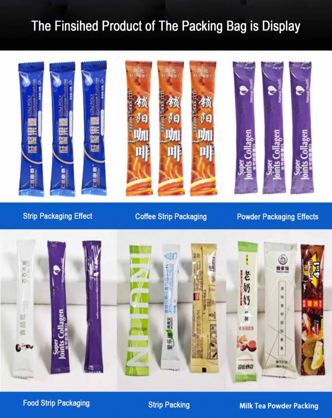 120.000 Kg Tek Toplu Ağırlıklı Kağıt Paketleme Malzemesi Çay Tozu Paketleme Makinesi Sıcak Ştamp Kodlayıcı 8