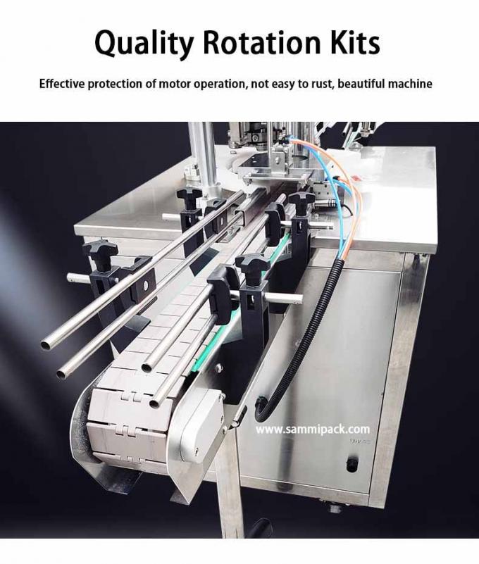 Süt Tozu Boya İçecek Gıda Sardalya Ton Balığı Teneke Kutular İçin Otomatik Masa Üstü Kapatma ve Sızdırmazlık Makinesi 3