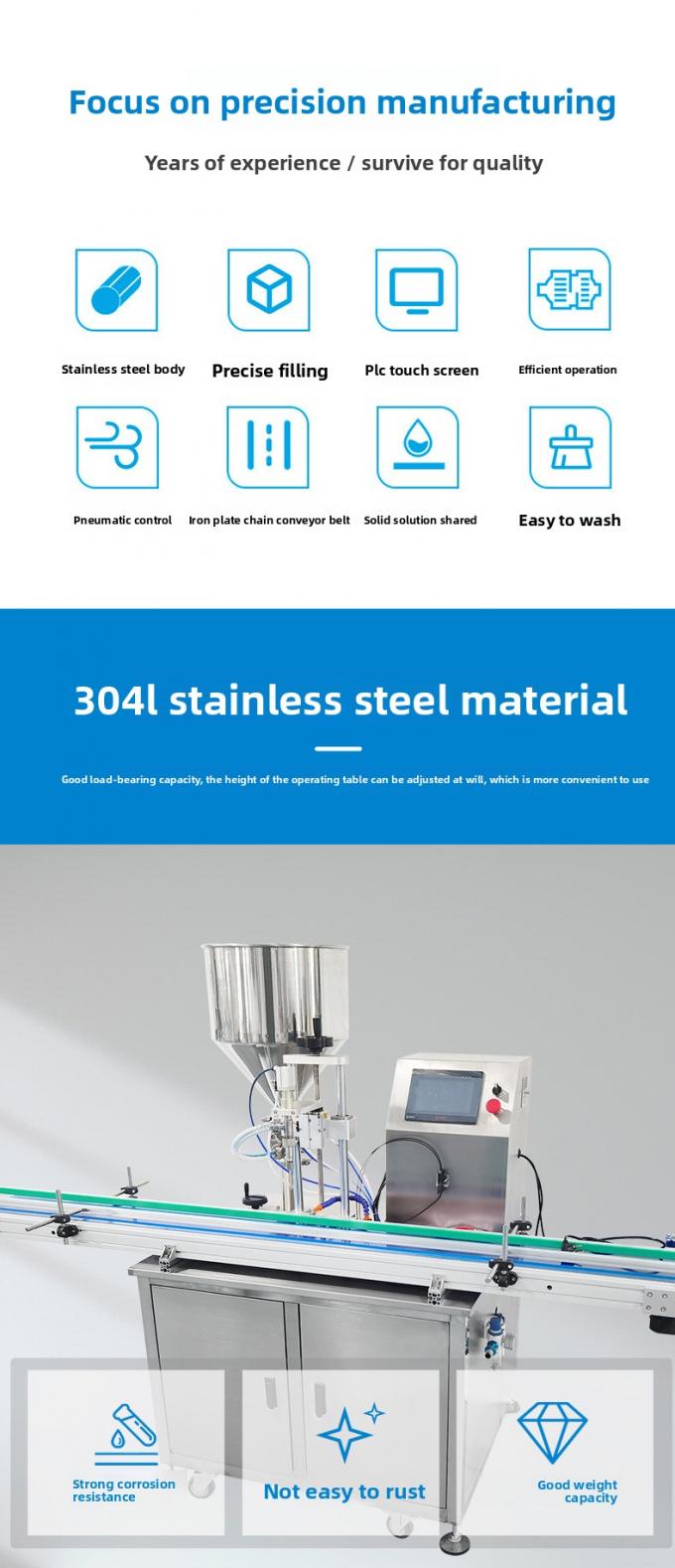 Kolay Çalışma Tam Otomatik Servo Rotor Pompası Bal İçin Paste Sıvı Doldurma Makinesi Sıvı Pisik Fıstık Tereyağı Ketçap 1