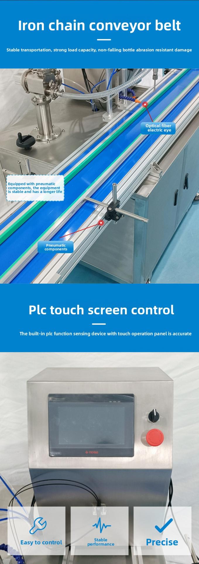 Kolay Çalışma Tam Otomatik Servo Rotor Pompası Bal İçin Paste Sıvı Doldurma Makinesi Sıvı Pisik Fıstık Tereyağı Ketçap 3