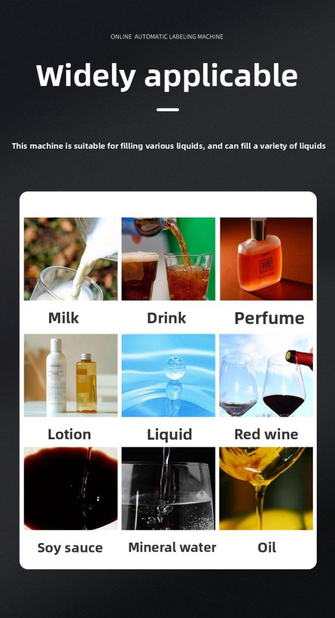 Yüksek Hızlı Otomatik Masaüstü 4 Kafalı Manyetik Pompalı Sıvı Dolum ve Kapak Kapatma Makinesi (Su İçecek Otomatik Dolum ve Kapak Kapatma) 5