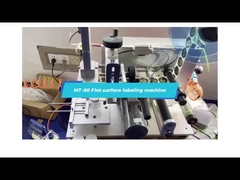 Yüksek hassasiyetli Top Satış MT-60 Top Flat Surface Etiketleme Makinesi şişe kapağı için