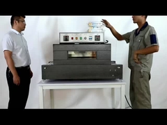 PVC POF Film Isı Tüneli Kitap Karton Şişeler için küçültme ambalaj makinesi