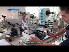 Hava kabarcıklı ambalaj etiketleme makinesi yok Tarih yazıcısı ile düz yüzey